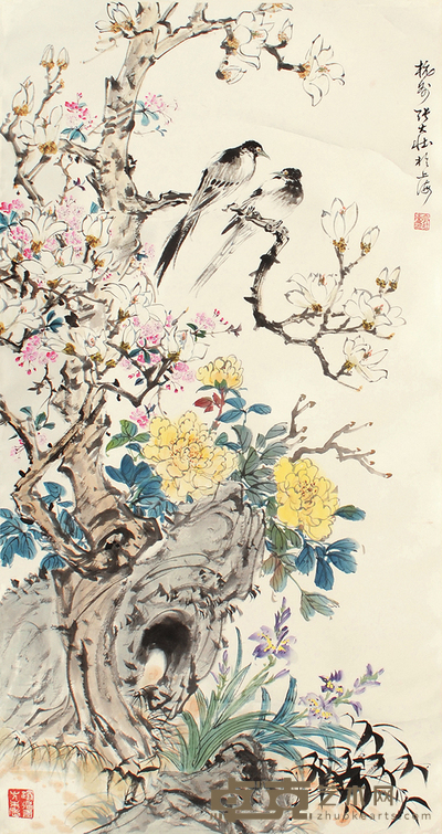 花鸟 102×54cm