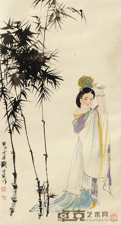 人物 65×35cm