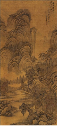 王 翚（款）（1632～1717） 奇峰秀林图
