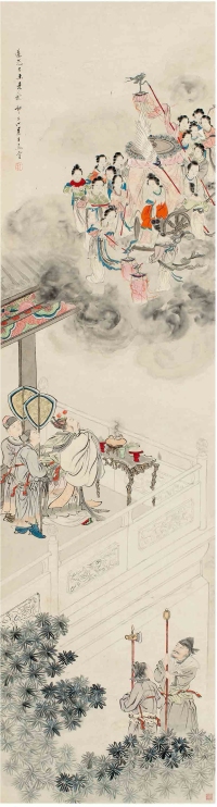 王 素（1794～1877） 富贵寿考图