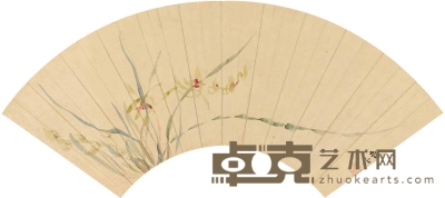 张问陶（1764～1814） 兰花图 53×17.5cm