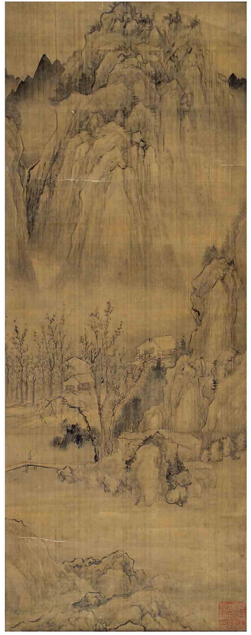 佚 名［清］ 孤邨山居图