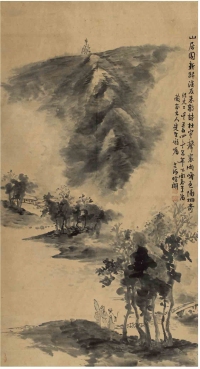 奥原晴湖（1837～1913） 山居图
