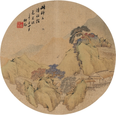 王同愈（1855～1941） 山间清话图
