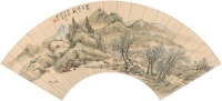顾 澐（1835～1896） 湖山泛舟图