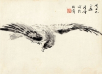 钱瘦铁（1897～1967） 翔鹰图