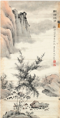 申石伽（1906～2001） 轻阴酿雨图