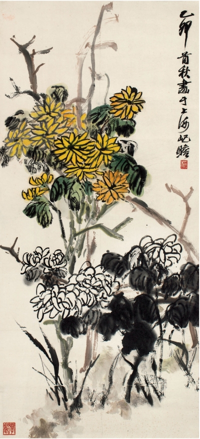 朱屺瞻（1892～1996） 秋色图