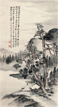 吴观岱（1862～1929） 松林秀麓图