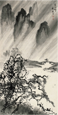 刘海粟（1896～1994） 渔归图