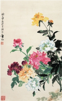黄幻吾（1906～1985） 富贵牡丹图