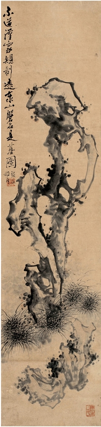 胡铁梅（1848～1899） 盘石图