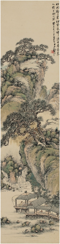 许孙穆（1902～1971） 松风品泉图