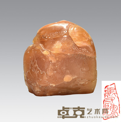 昌化田黄 4.2×2.2×4.9cm