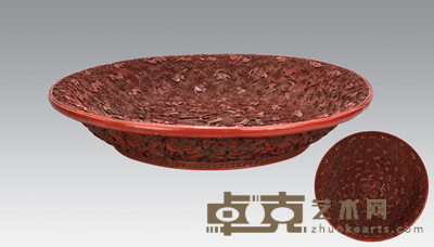 福寿漆盘 直径:33cm高:5.5cm