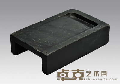 眉纹抄手歙砚 18.8×11.8×2.7cm