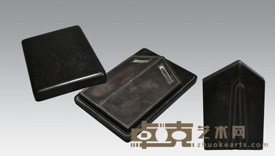 双圭形端砚 15.5×10×1.6cm