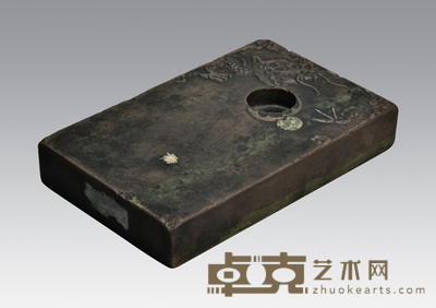 龙戏珠长方端砚 17×10.8×2.8cm