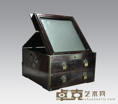 红木梳妆盒 28×28×16cm