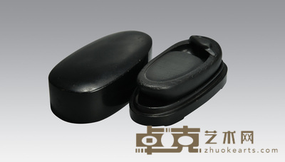 鹅形眉纹歙砚 13.7×6.4×3cm