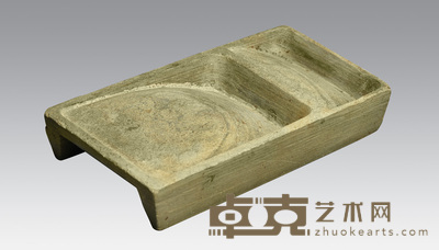 双池歙砚 16.5×9.5×2.7cm