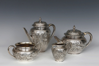 英国维多利亚时期茶具四件套