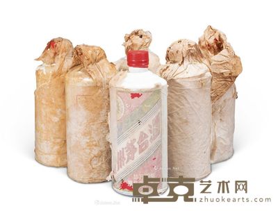 1983-1986年五星全棉纸茅台 重量1050g;1040g;1042g;1130g;1003g;1023g