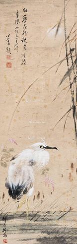 邵逸轩 红蓼白鹭