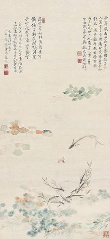 张大壮 鱼藻图
