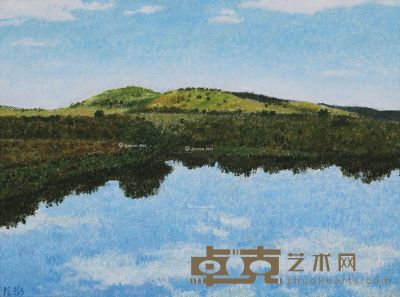 范澎 乌兰湖 30×40cm