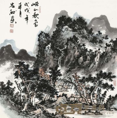 陈忠洲 崂山秋色 68×68cm