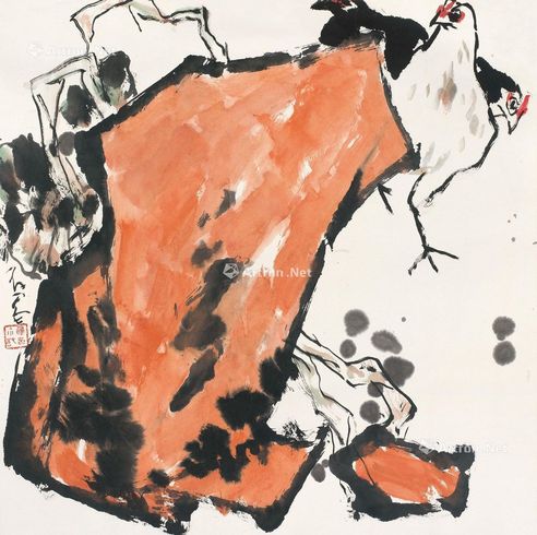罗尔纯 石头和鸡