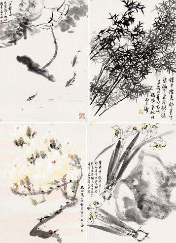 张大壮 遣兴册