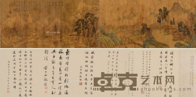 文徵明 山居图卷 28×112.5cm
