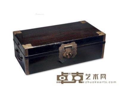 清早期 紫檀书箱 35×17×11cm