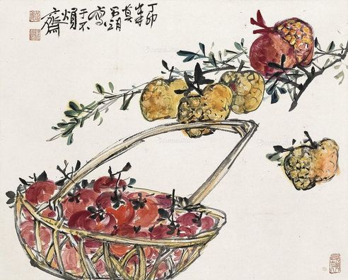刘昌潮 石榴