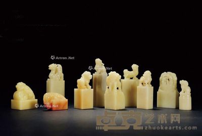寿山石章 (十方) 尺寸不一