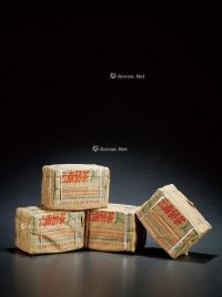 二十世纪九十年代·临沧茶厂普洱茶砖四捆十六片（熟茶）