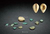 西周-五代·绿松石、玉贝币一组十一枚