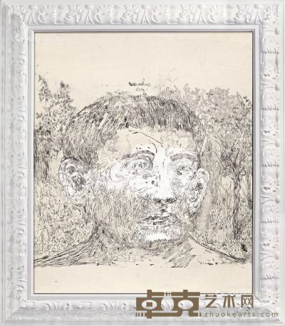 刘炜 肖像之一 68×56.5cm