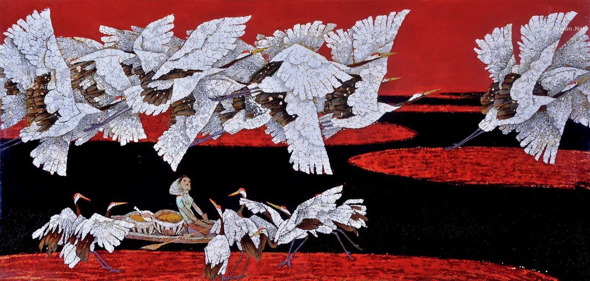 崔俊恒 黄山 祥和 80×170cm