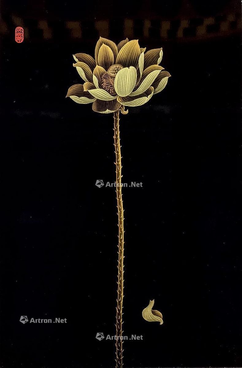 吴守端 亭亭玉立 60×40cm