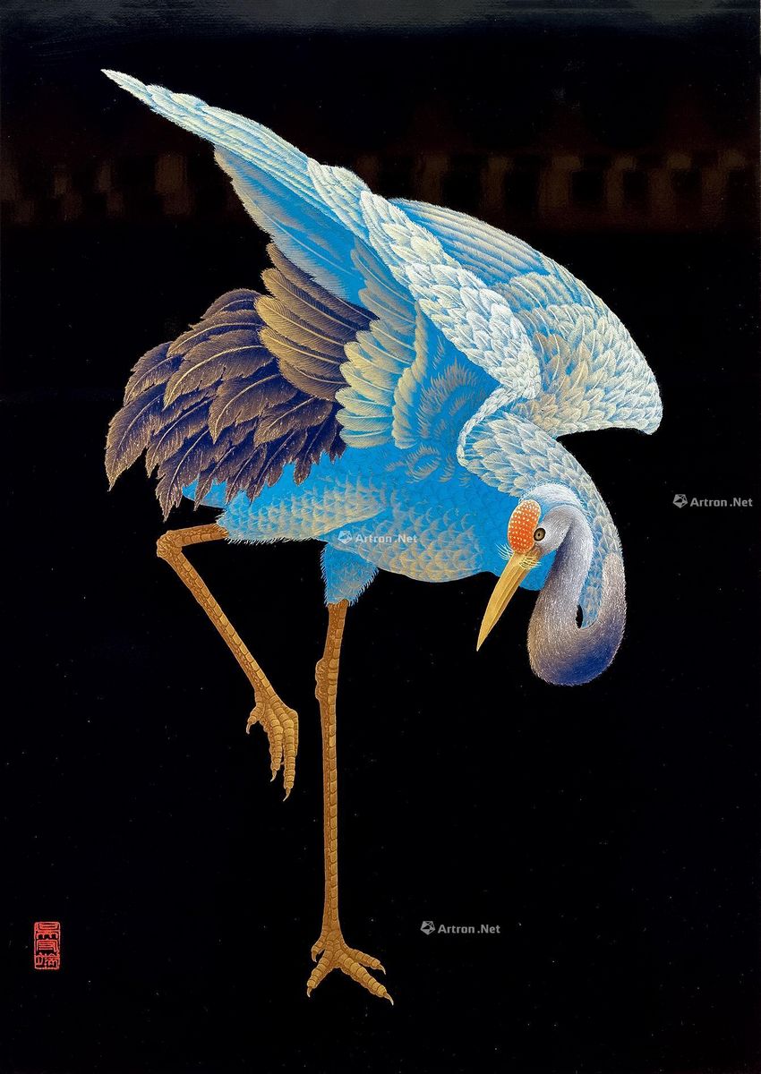 吴守端 晨曲 50×70cm
