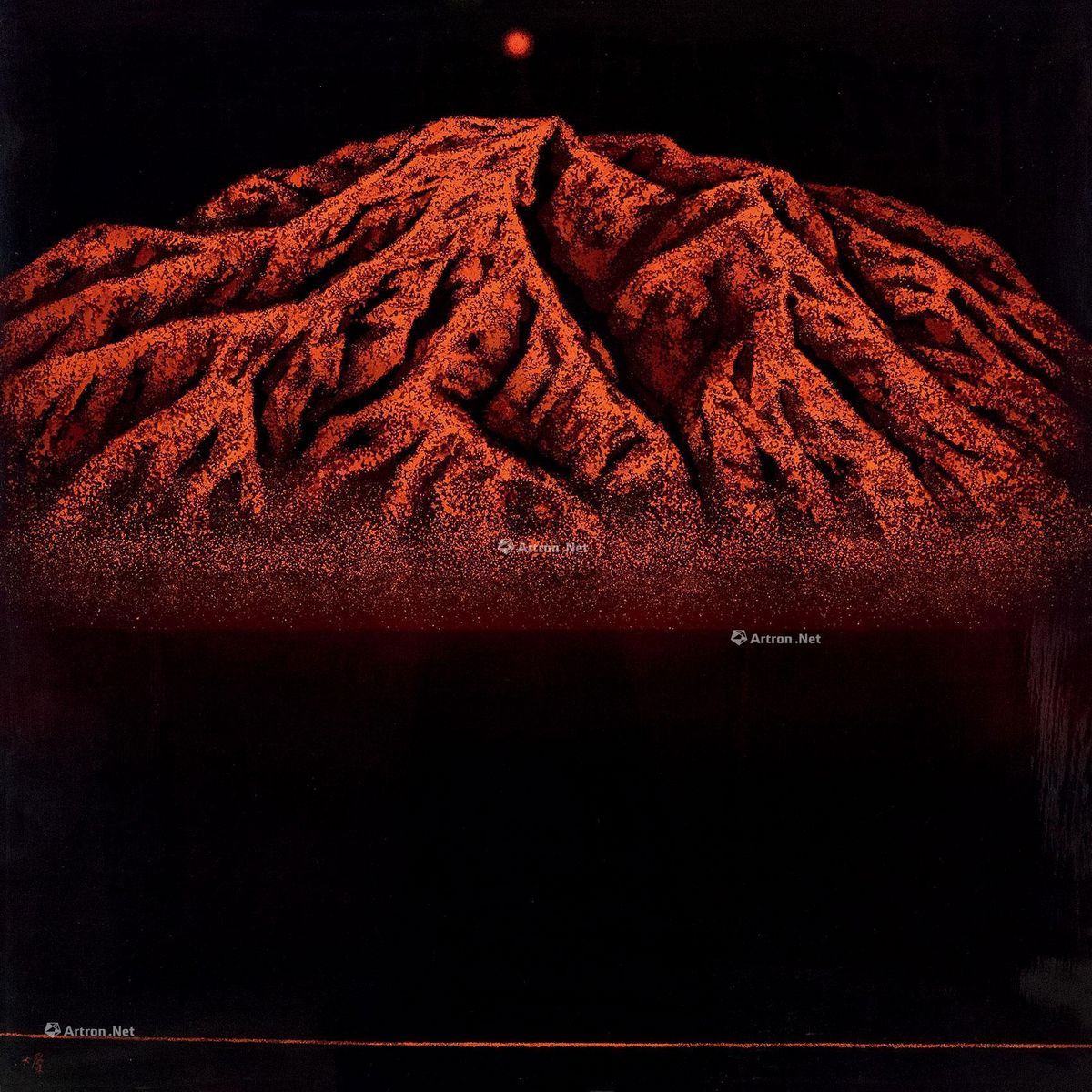 郑力为 山 90×90cm
