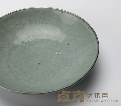 明 青釉盘 直径7cm;高4cm