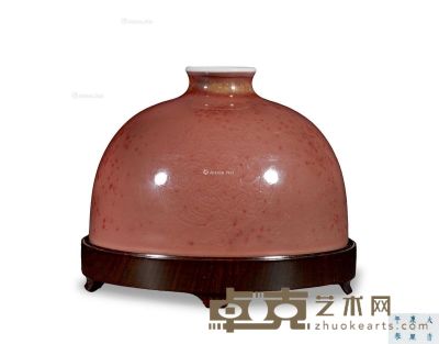 清康熙 豇豆红釉太白尊 直径12.7cm；高9.5cm