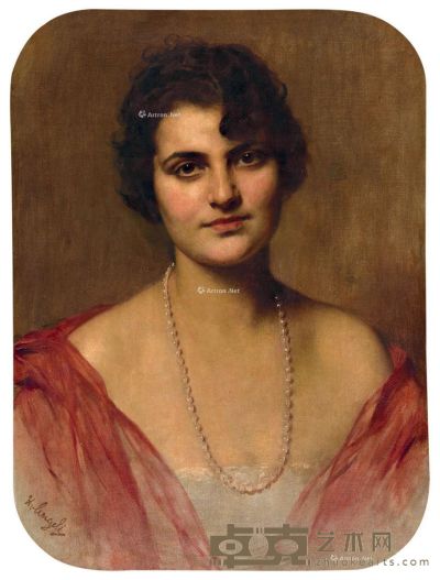 A·NULENGELI 女子肖像 61.5×46.5cm