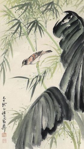 谢稚柳 花鸟