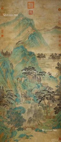 陆师道 山水