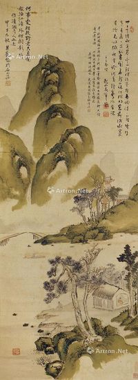 吴观岱 山水